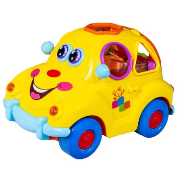 Super Fun Fruit Car With Music/Light/Block/Electric Universal Toy For Baby (Multicolor)