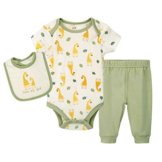 Love My Daddy Animal Clothing Set