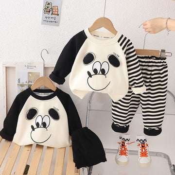 Cute Dog Print Track Suit for Kids