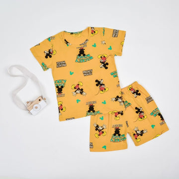 Half Sleeves Mickey Mouse Night Suit