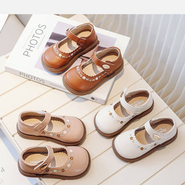 Little Princess Floral Mary Jane Sandals