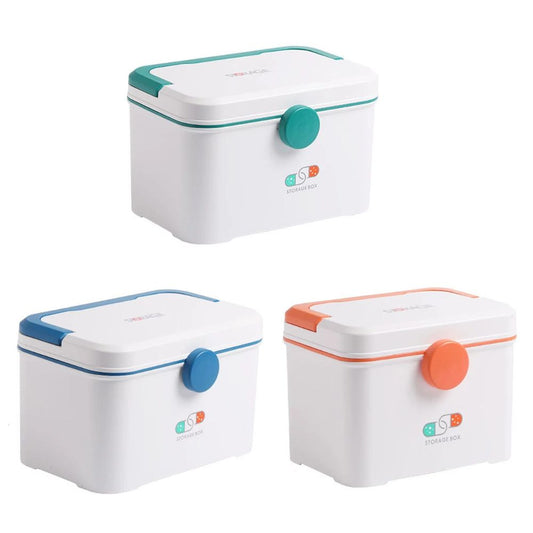 Multi-Use Utility Plastic Portable Medical Kit Storage Box