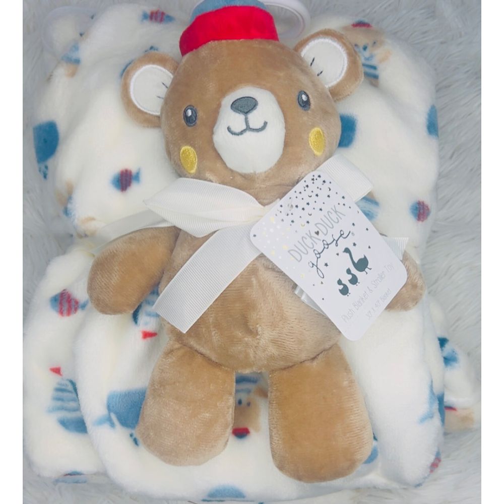 Plush Bear & Blanket Set