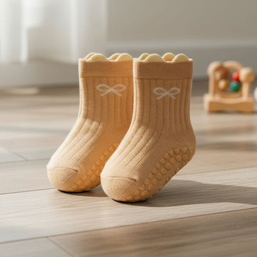 Bow Print Newborn Baby Socks