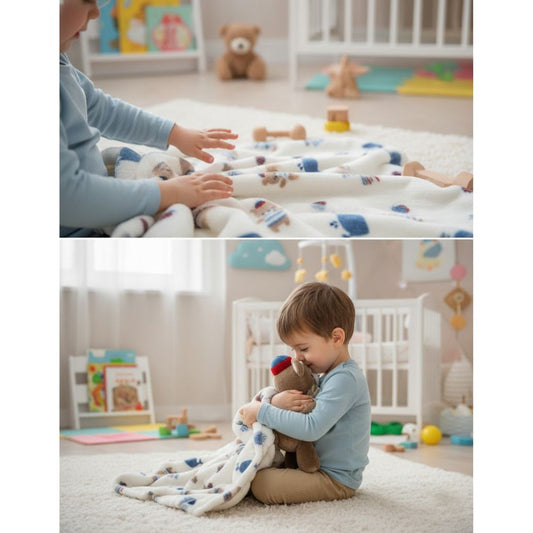 Plush Bear & Blanket Set