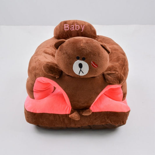 Bear Design Soft Safe Sofa Training Seat For Baby