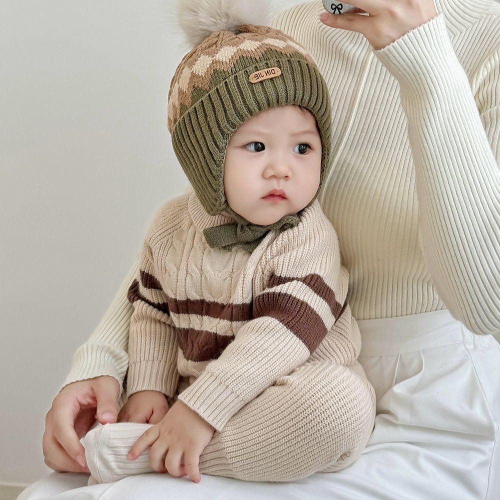 Cozy Knitted Baby Winter Woolen Cap - Warm & Adorable