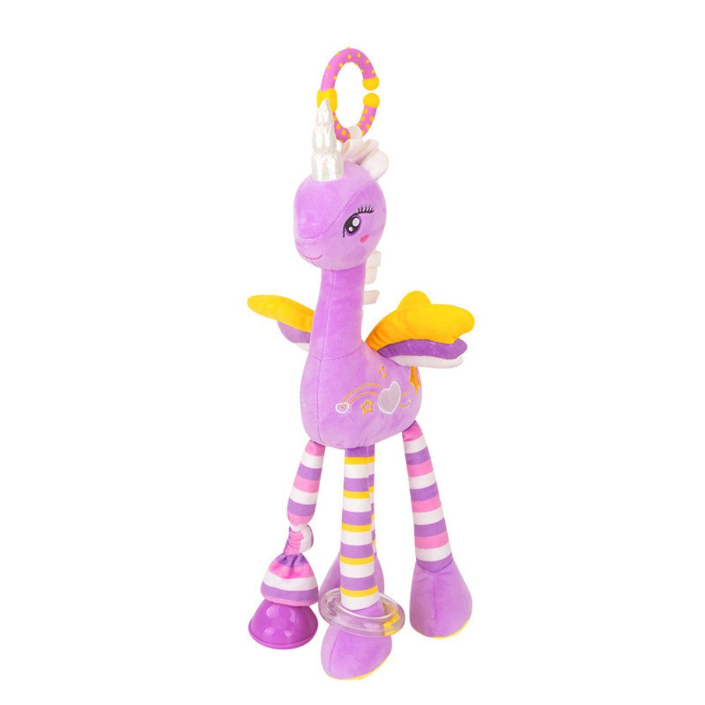 Colorful Hanging Unicorn Soft Toy for Kids