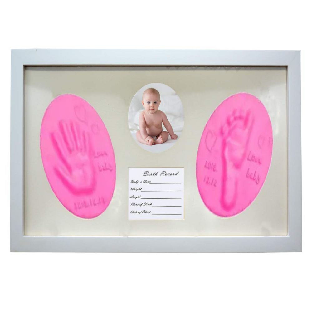 Baby Handprint & Footprint Photo Frame Kit