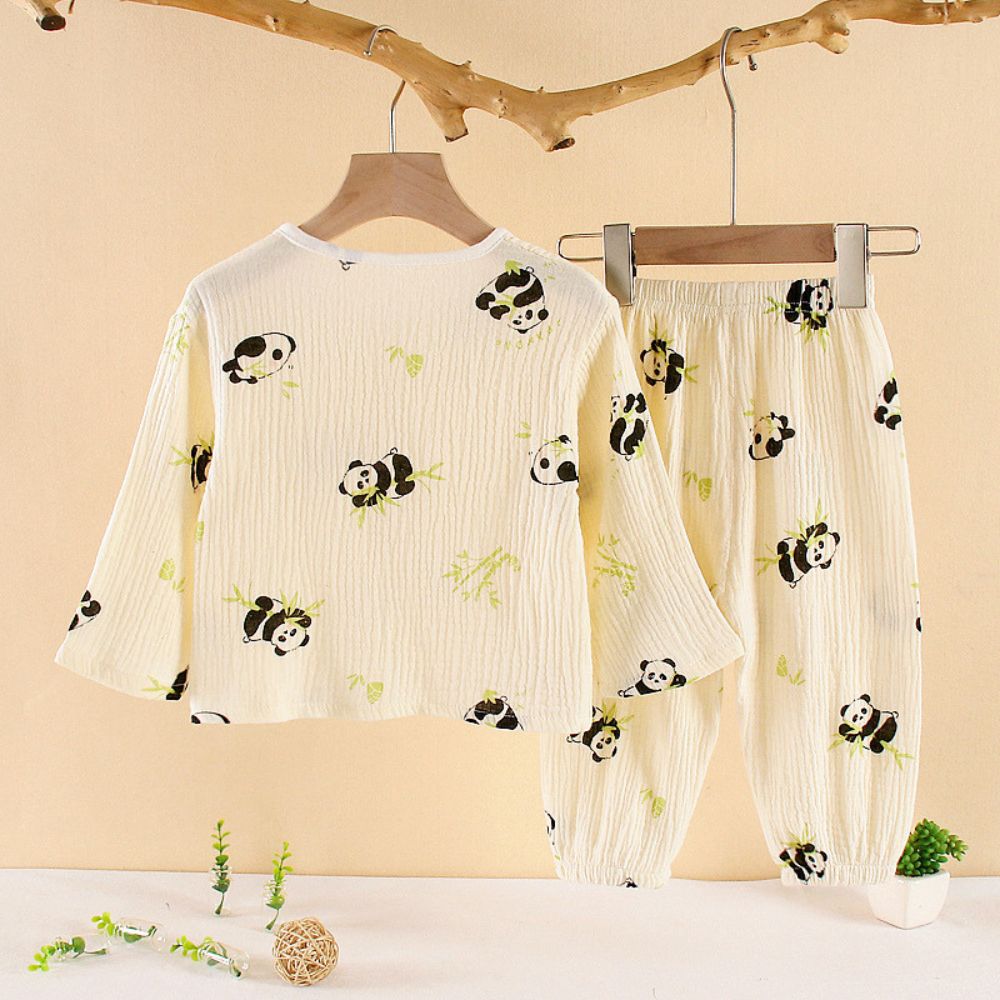Panda Long Sleeve Night Suit for Kids