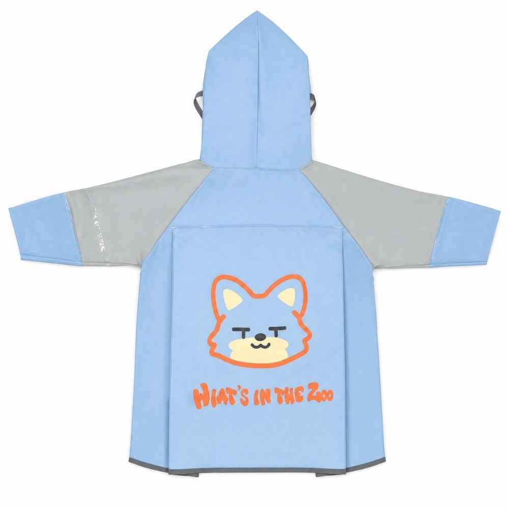 🌧️ Kids Cartoon Hooded Raincoat