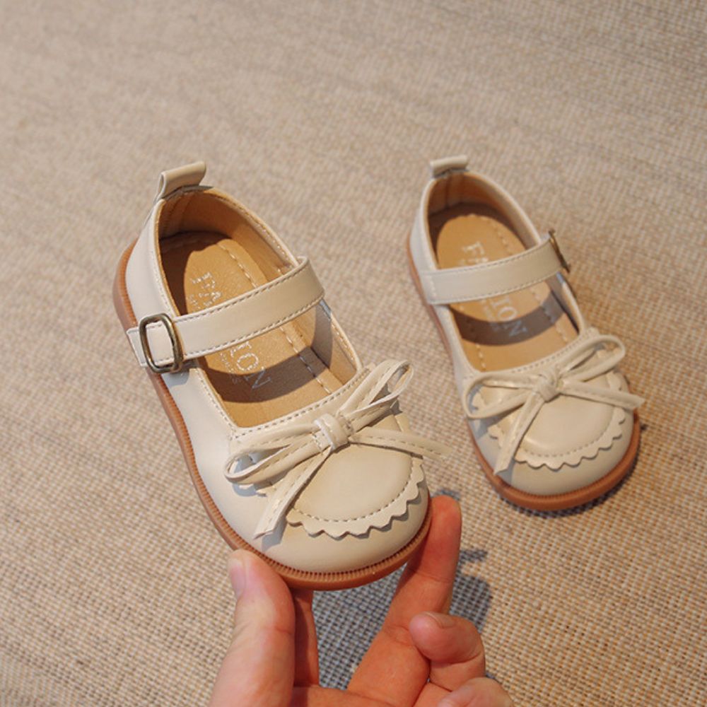 Bowknot Style Baby Girl's Flats