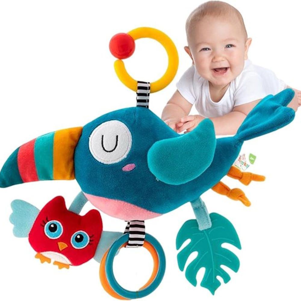 Multicolor Soft Hanging Rattle Toy