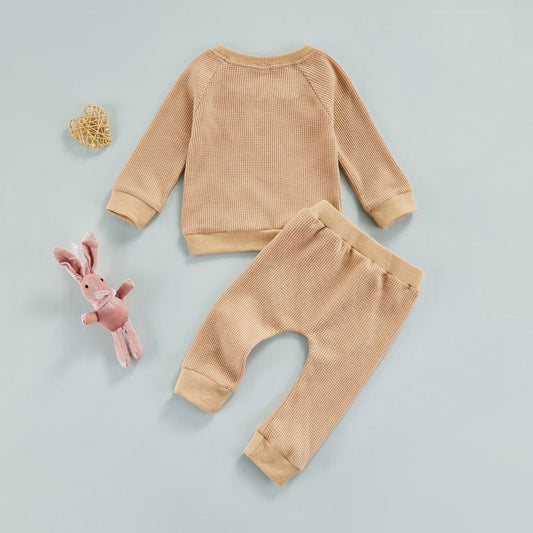 Cute Bear Full Sleeves Toddler Sweatshirt Set