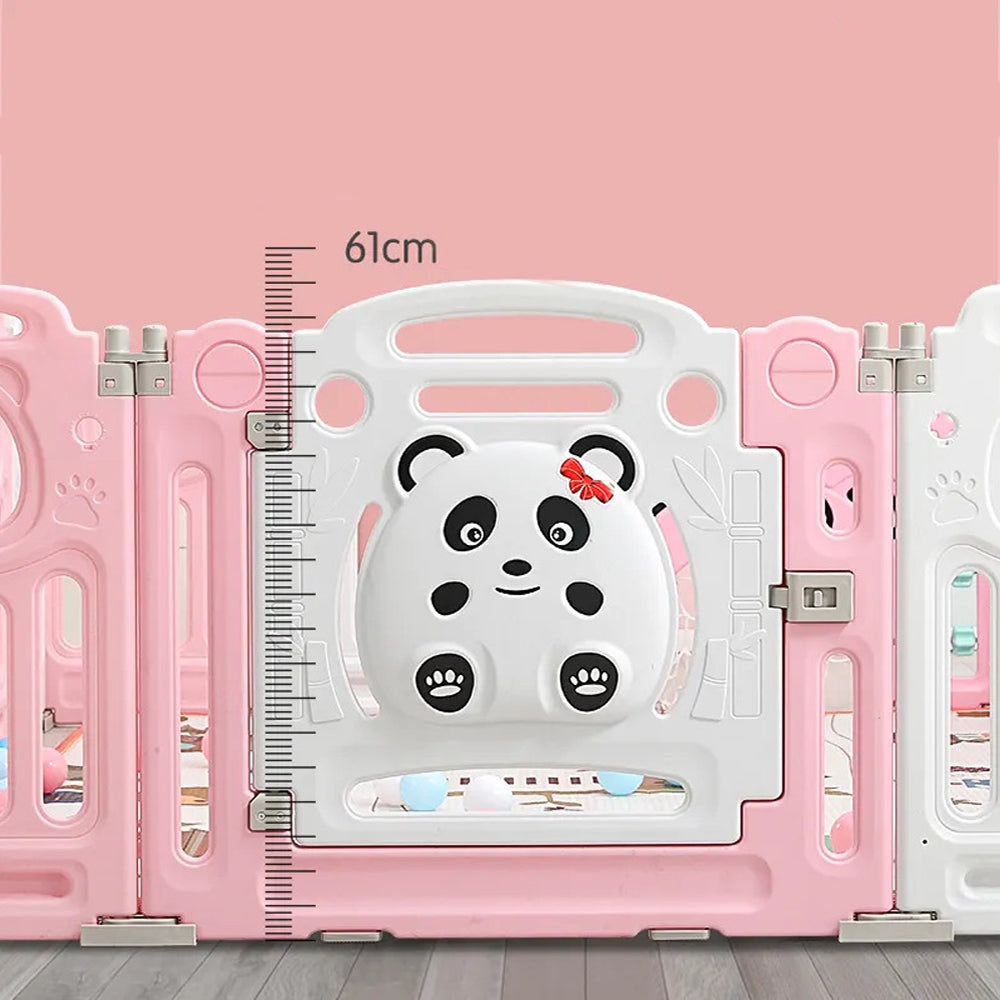 19 Panel Foldable Baby Playpen Activity Safety Play Yard