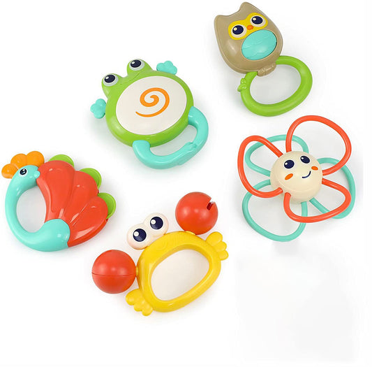 Baby Animal Orchestra Rattle - Pack of 5