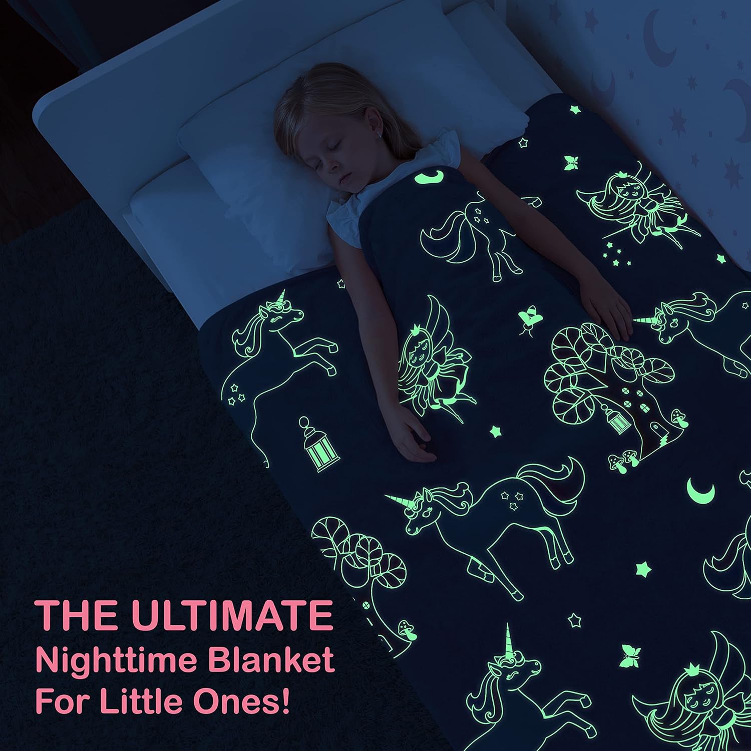 Magic Glow in The Dark Baby Blanket