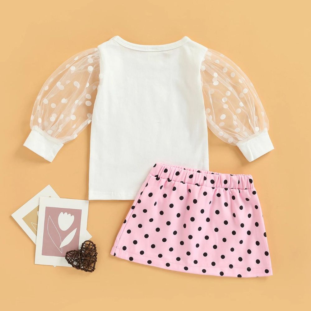 Girls Top & Skirt Set