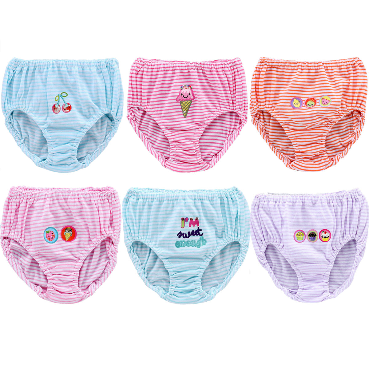 Panties Underwears - Set of 6 for Babies