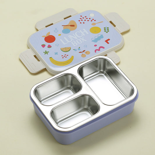 Fruit Printed Stainless Steel Lunch Box