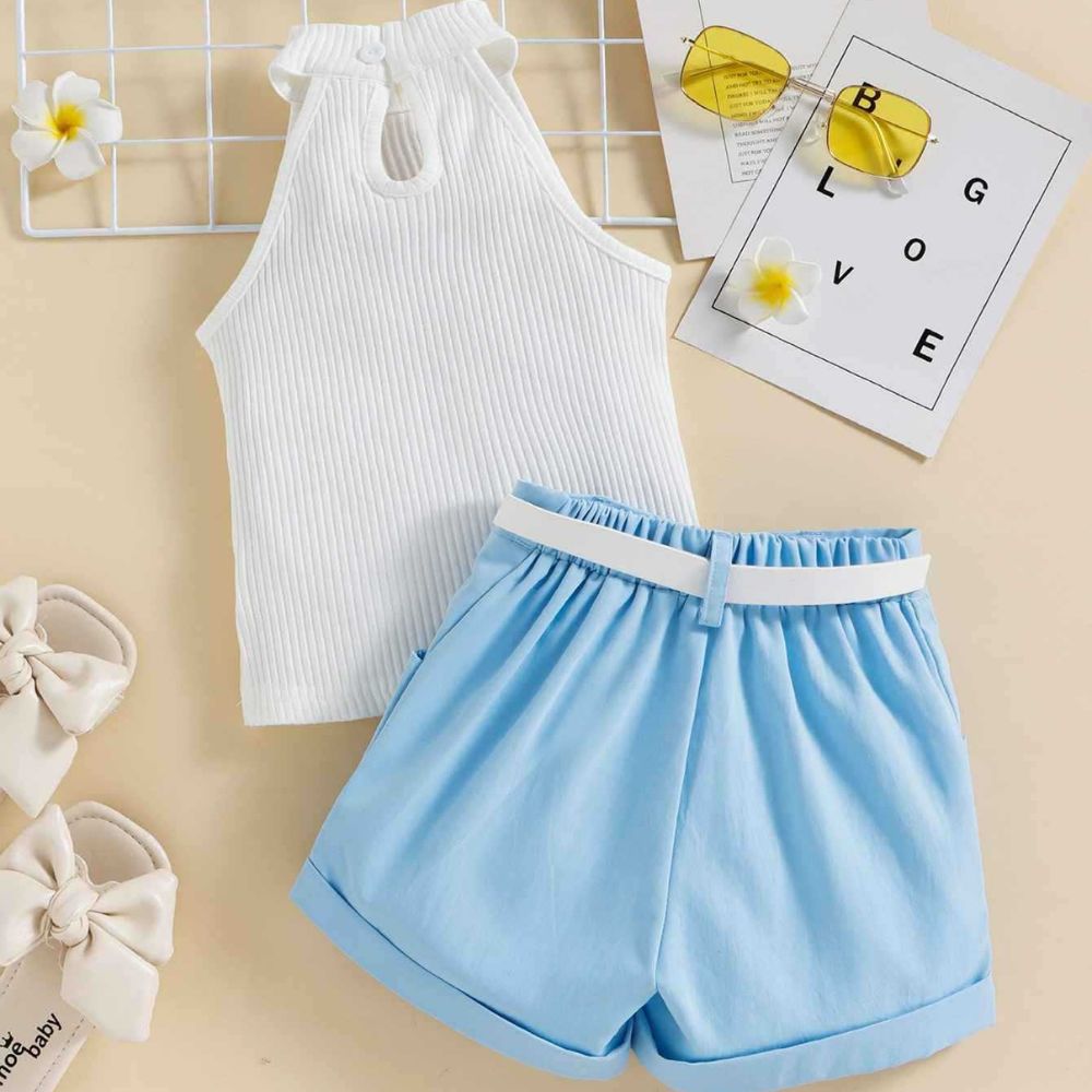 Short and Halter Top Set