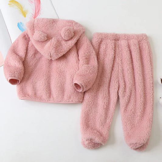 Co-ord Fleece Sweater Set