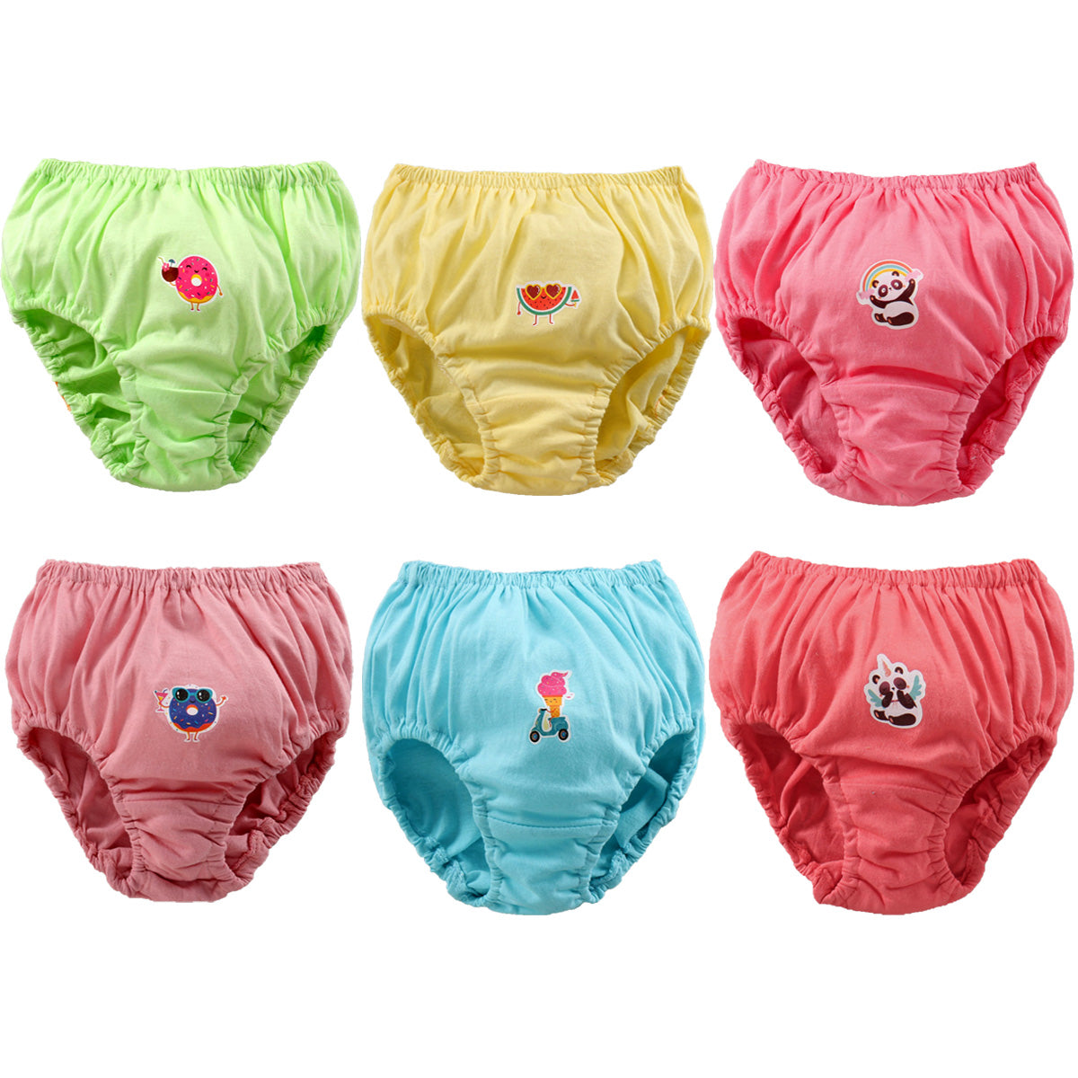Panties Underwear - Set of 6 for Babies
