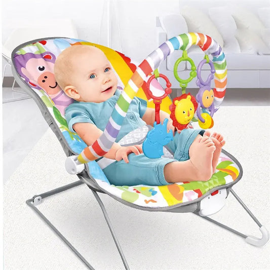 Baby's Bouncer Rocker With Hanging Toys
