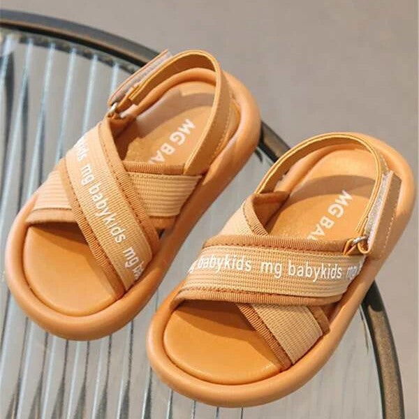 Soft Flat Breathable Strap Sandals For Kids