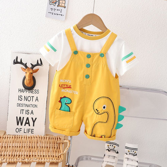 Cotton Tees And Dungaree Sets