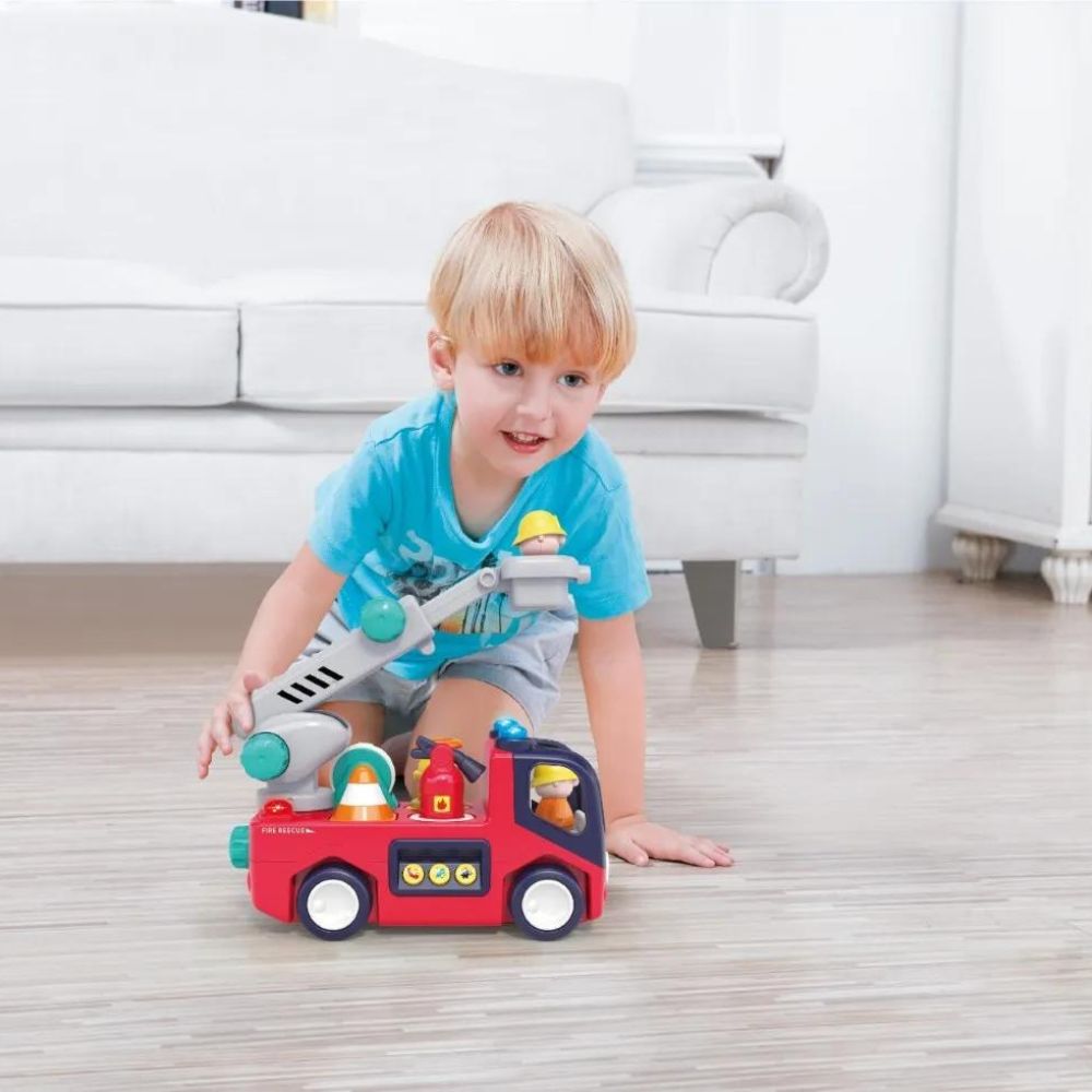 Fire Truck Toy with Music & Light