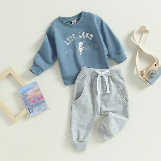 Full Sleeves Toddler Sweatshirt Set