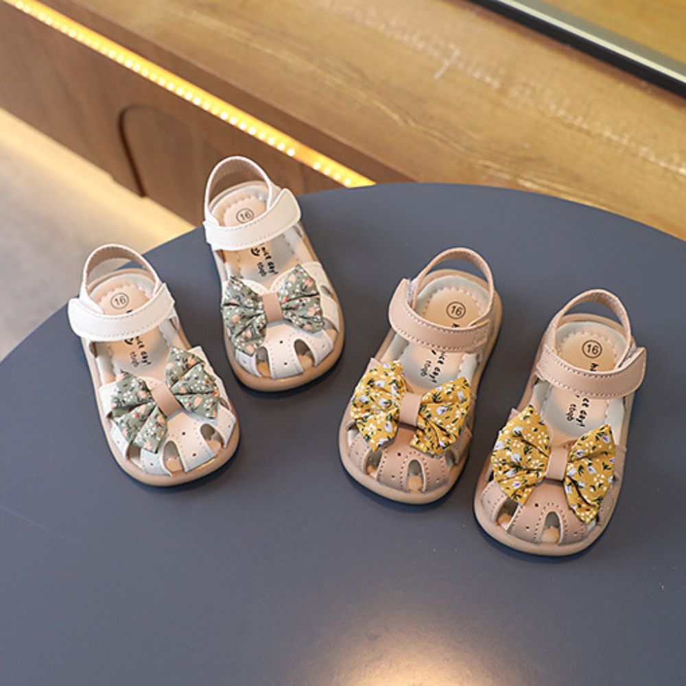 Flat Soft  Bow Summer Sandals For Girls
