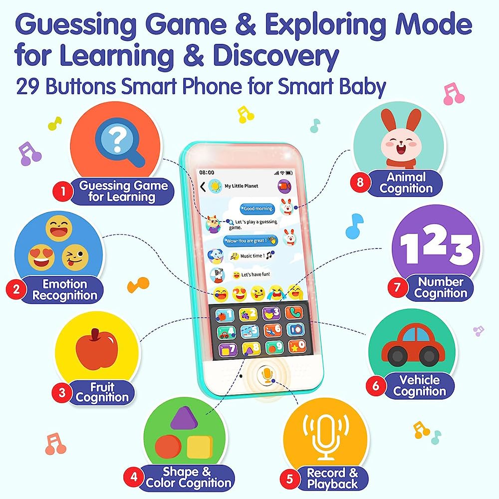 Multifunction Baby Learning Cell Phone