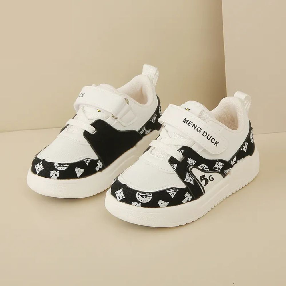 Kids Cartoon Duck Velcro Sneakers