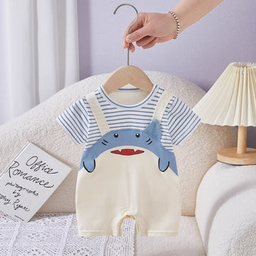 Baby Shark Print Romper