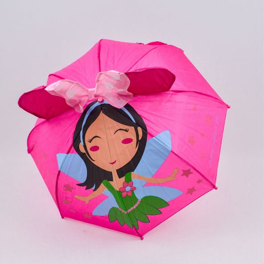 Cute Newest 3D Design Umbrellas For Baby Girls  3 - 8 Years