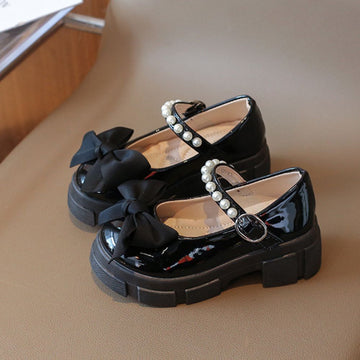Bow Applique Hill Sandal for Girls
