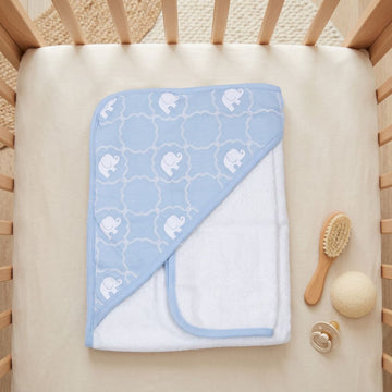 Elephant Print Hooded Towel for Kids
