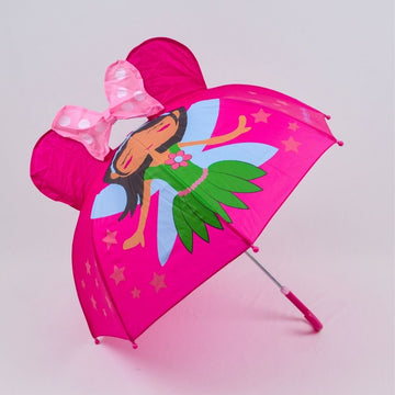 Cute Newest 3D Design Umbrellas For Baby Girls  3 - 8 Years