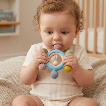 Baby Sensory Teether | Soft Silicone Teething Toy
