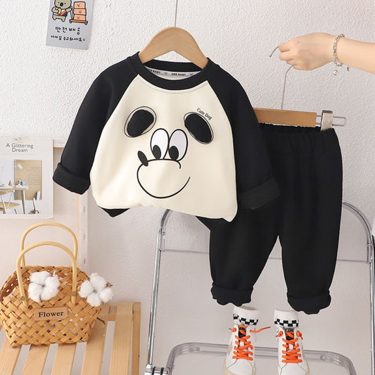 Cute Dog Print Track Suit for Kids