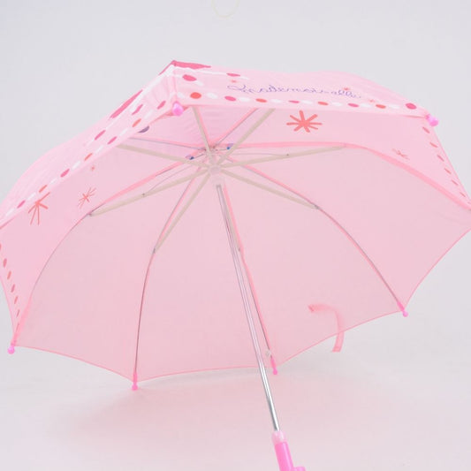 Multicolor Cute Butterfly Print Umbrellas For Baby Girls  3 - 8 Years