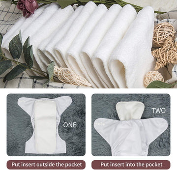 Insert for Washable Diaper Cotton Terry - 1 pc