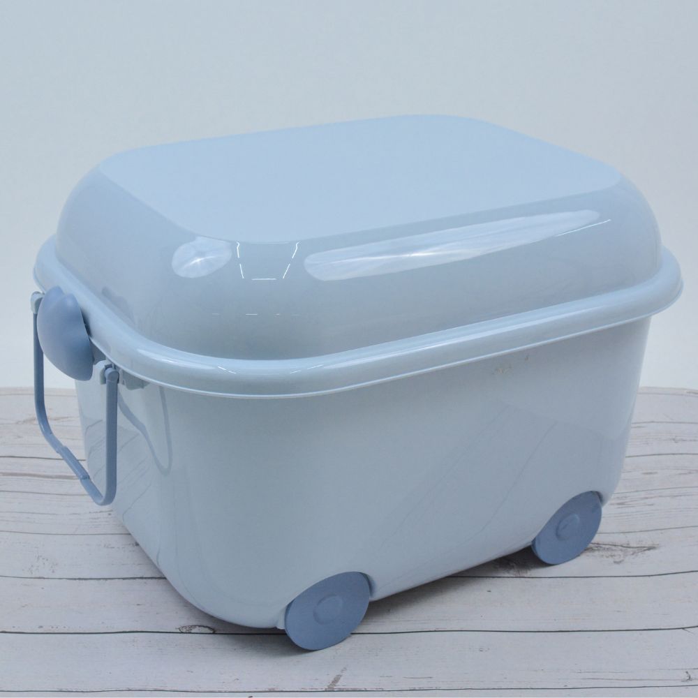 Multi-Use Utility Plastic Organizer Portable Container Storage Tug Box With Wheels