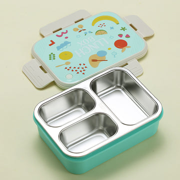 Fruit Printed Stainless Steel Lunch Box