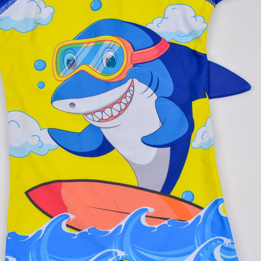 Dolphin Designed One Piece Swimsuit