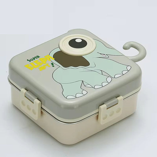 Elephant Designed Stainless Steel Individual Seal Lunch Box