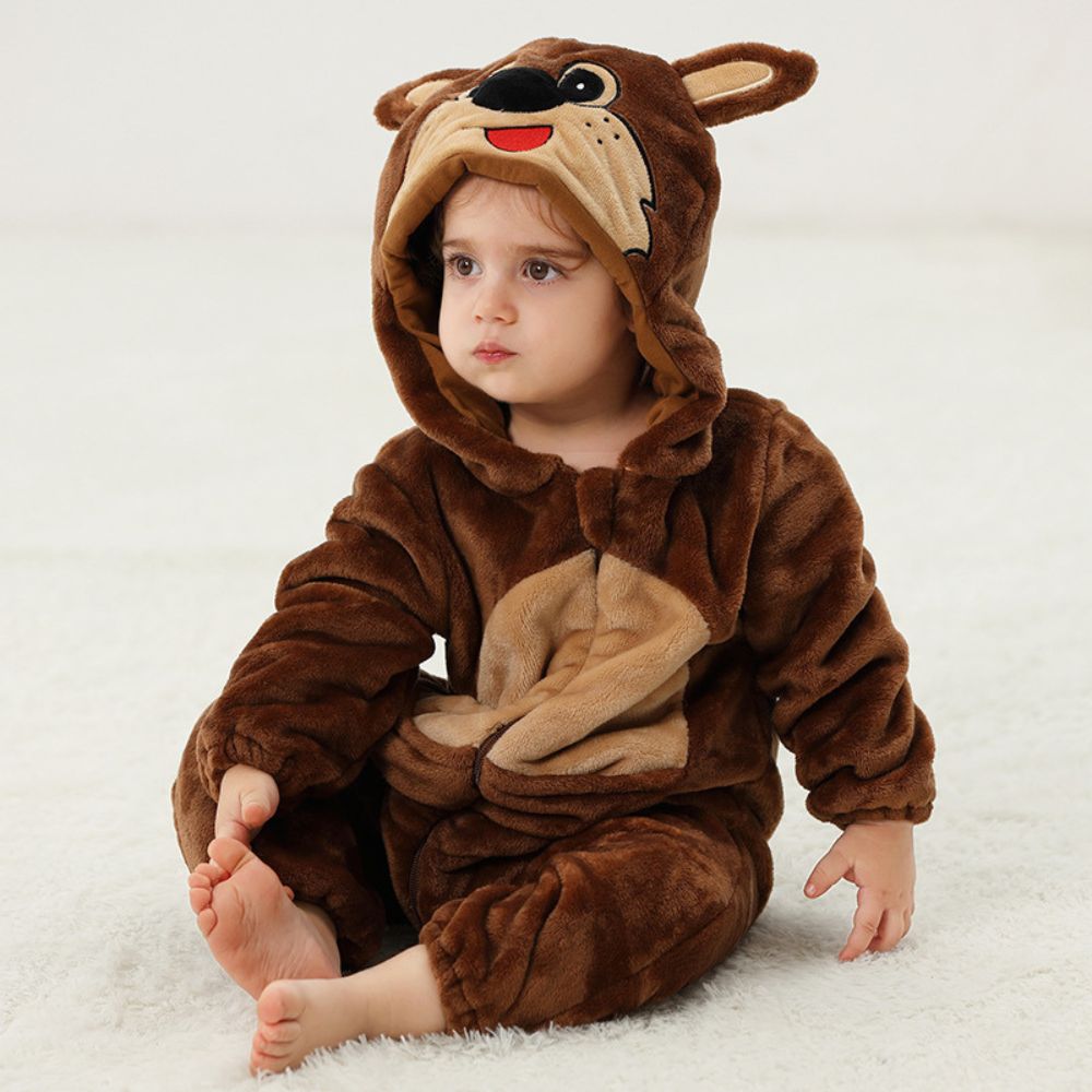 Animal Fur Romper For Kids