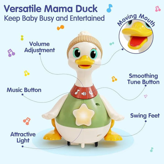 Swinging Duck Family Toy - Interactive Playset for Kids